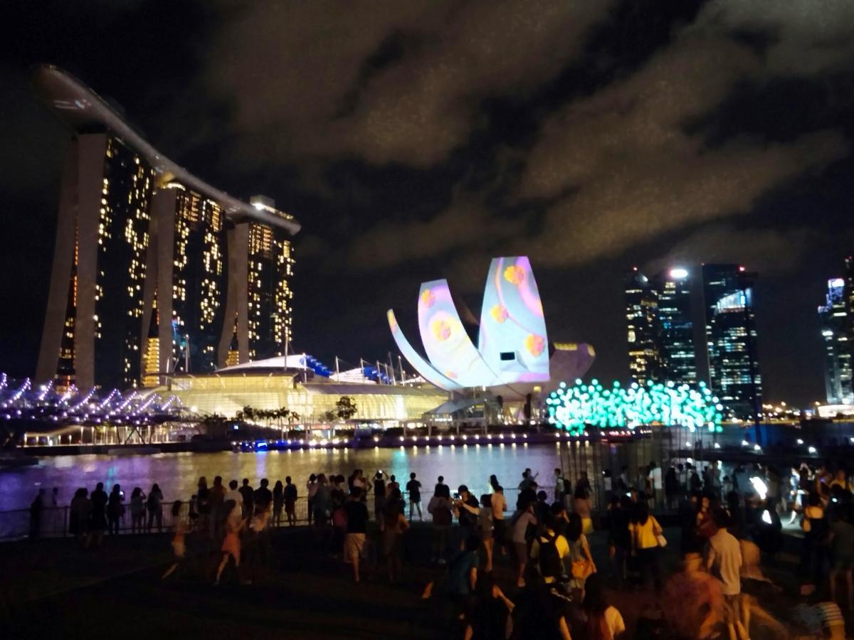 Night view of Singapore