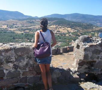 view greece ruins