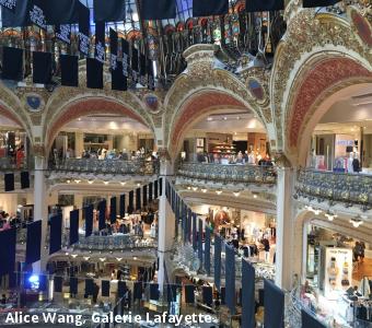 Alice Wang, Galerie Lafayette