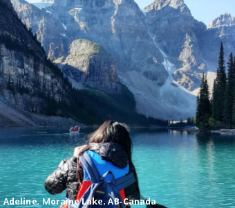 Adeline, Moraine Lake, AB-Canada