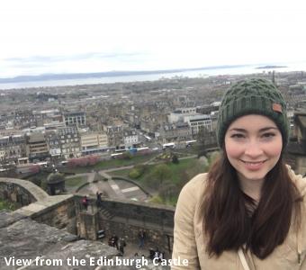 View from the Edinburgh Castle 