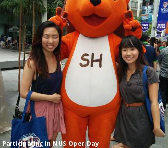Participating in NUS Open Day
