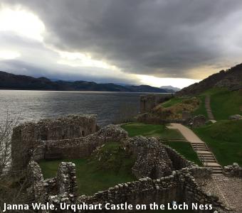 Janna Wale, Urquhart Castle on the Loch Ness