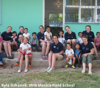 Kyla Oshanek, 2016 Mexico Field School