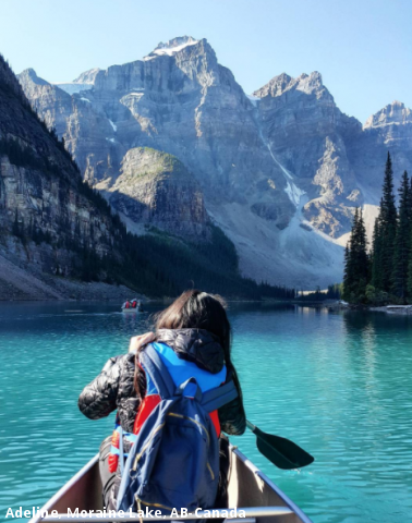 Adeline, Moraine Lake, AB-Canada