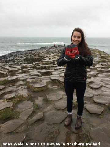 Janna Wale, Giant's Causeway in Northern Ireland