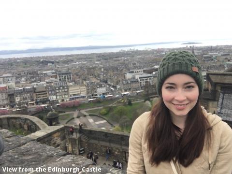 View from the Edinburgh Castle 