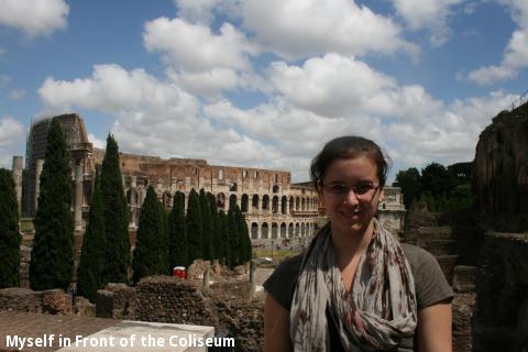 Myself in Front of the Coliseum