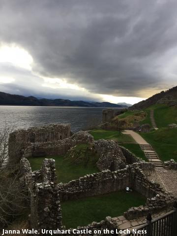 Janna Wale, Urquhart Castle on the Loch Ness