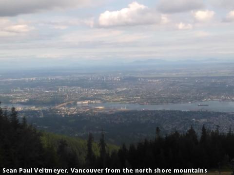 Sean Paul Veltmeyer, Vancouver from the north shore mountains